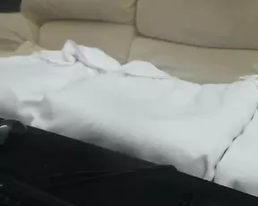 Fashionable bitch kissing my cock
