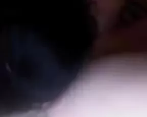 Gorgeous babe is with her man