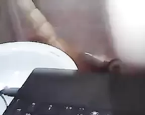 A teen is pulling a cock