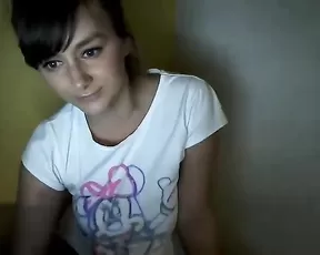 Cute black babe sprayed with cum