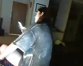 Dark haired vixen seduces and sucks cock.
