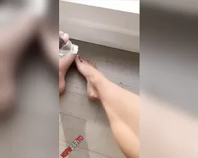 Dakota James FOOT FETISH! Stoking my feet on your cock and playing with my pussy! snapchat premium live porn live sex