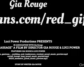 gia_free Hot Lesbian Massage with Gia Rouge Luci Power (Swipe rig show chat live porn