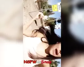 Rainey James 15 minutes of public boobs flashing to guys snapchat premium 2018/08/23 live porn live sex