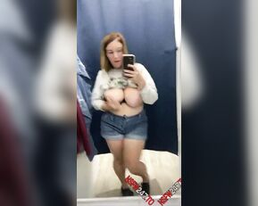 Lee Anne big boobs tease in fitting room snapchat premium 2020/09/26 live porn live sex 1