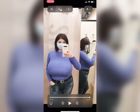 Busty Ema chat 01 Blue Sweater