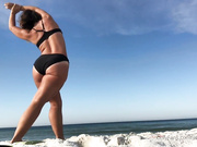 southernbooty A little beach yoga for y all today Random fact ab show chat live porn