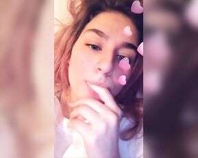 Roslaria teasing on bed snapchat premium live porn live sex 1