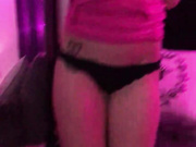 Kali Roses striping teasing with her body in neon light chat live porn live sex