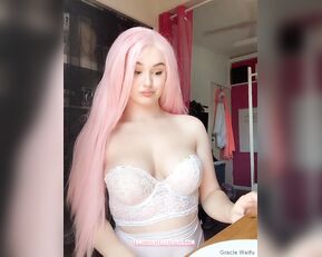 Gracie Waifu Playing w/ Her Tits Chat Leak SHOW Premium Live Porn