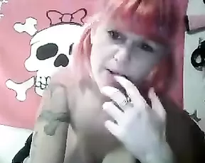 Busty blonde gal creamed with my hot jizz