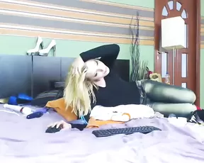 Hot teen shows her assets on camera