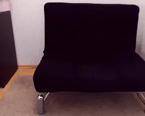 Thin lady is giving a blow job