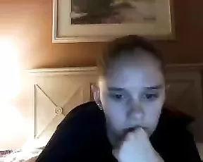 Teen is handling a cock