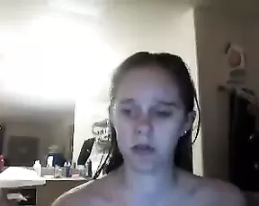 Teen is handling a cock