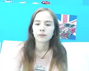chubby girl on webcam