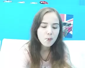 chubby girl on webcam