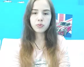 chubby girl on webcam