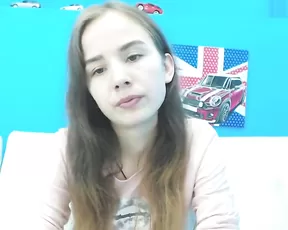 chubby girl on webcam