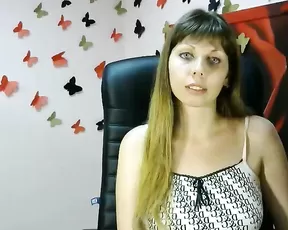 Blonde is giving a blow job
