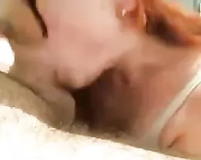 Busty chick dances topless for us
