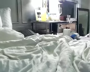 Nerdy chick is licking a dick