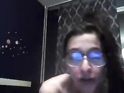 Pretty blindfold brunette milf wife suck cock when parents leave house,enjoy