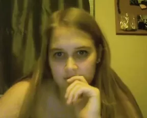 Adorable BBW webcam babe fingering