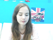 A brunette is teasing her pussy lips