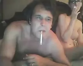 Couple has fun in the bathtub