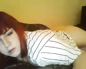 Dark haired babe lets her lover record her