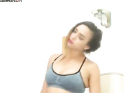 A milf is with her man on bed