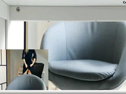 Cum on her tongue after sucking