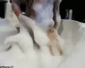 Sexy cheerleader sucks my cock