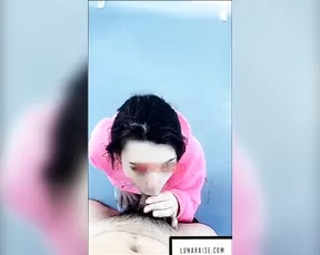 Luna Raise balcony blowjob snapchat premium porn live sex