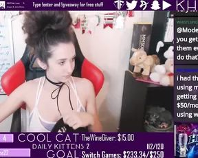 Khaljiit Showing off her tits twitch sexcams-24.com leaked ADULT WEBCAMS Premium Porn