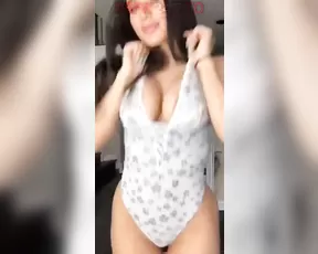 Lana Rhoades pink dildo play on bed snapchat premium porn live sex