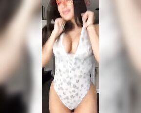 Lana Rhoades pink dildo play on bed snapchat premium porn live sex
