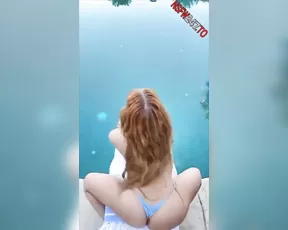 Maddison Morgan New squirting show I house sat for my friend and squirted in his pool snapchat premium porn live sex