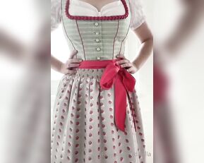 ddbella Definitely enjoyed wearing the new Dirndl today Adult Webcams chat for free porn