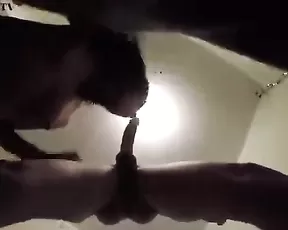 Blonde with a pierced slit gets boned