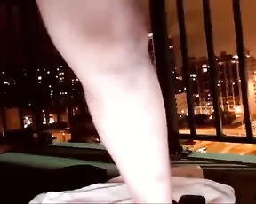 Cute blonde payed for sucking cock