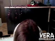 Pretty blonde milf ex-wife suck his ex cock in her mother house,!holy fuck!