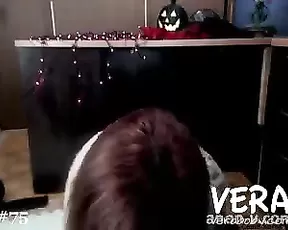 Pretty blonde milf ex-wife suck his ex cock in her mother house,!holy fuck!