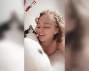 Sarah Calanthe morning tease snapchat premium porn live sex