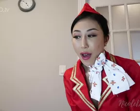 NicoleDoshi Fucking a Flight Attendant