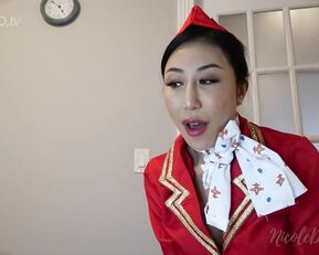 NicoleDoshi Fucking a Flight Attendant