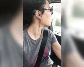 Asa Akira pussy fingering in car chat for free porn live sex