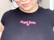 Elizabeth Anne Plays with her Boobs