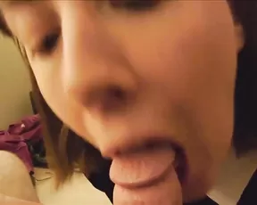 elwynciel sucking cock - Chaturbate model POV blowjob w/ facial vid